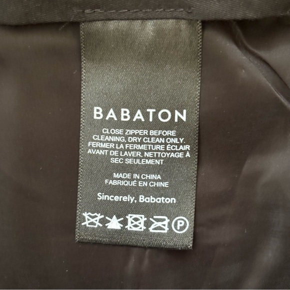 NWT Aritzia Babaton Black Agency Pant Cropped High Rise Straight Wool size 4 - Picture 10 of 16